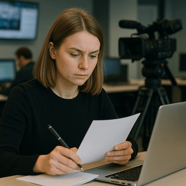 Изучите онлайн курс Корреспондент средств массовой информации